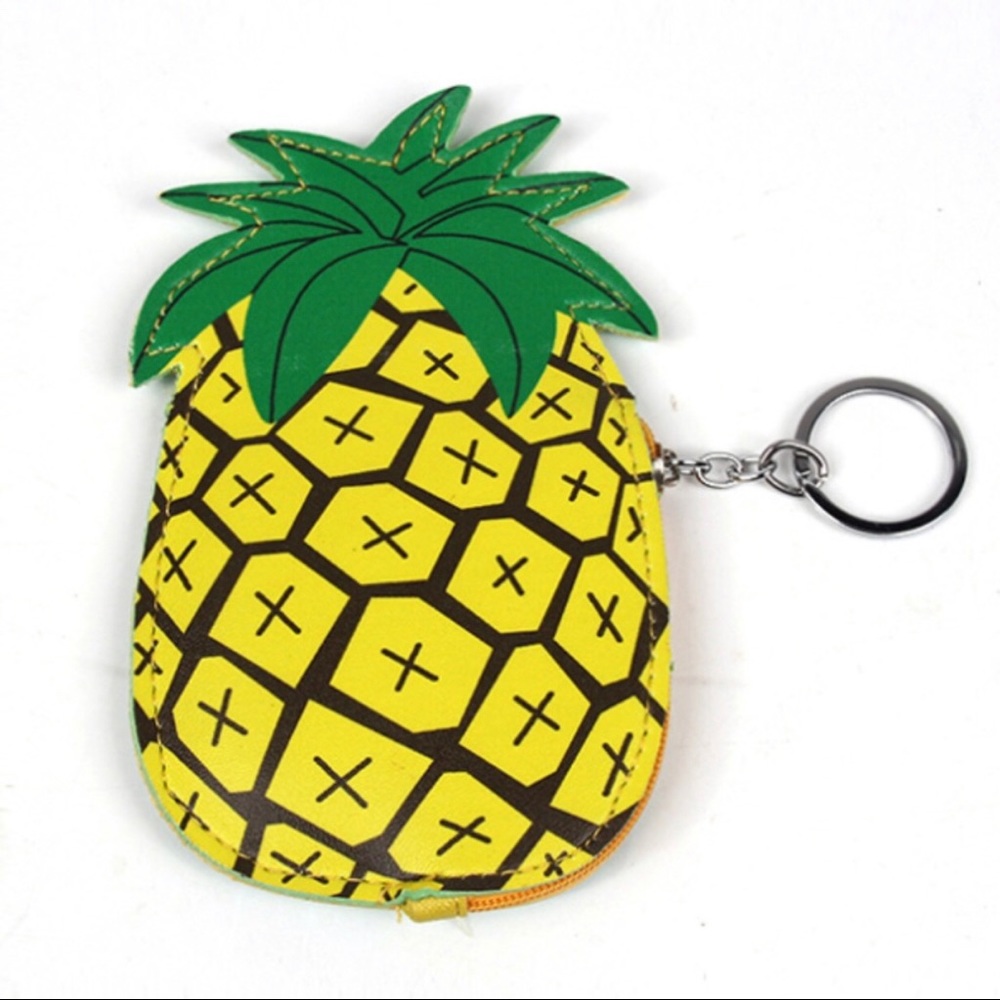 Pineapple zipper pouch